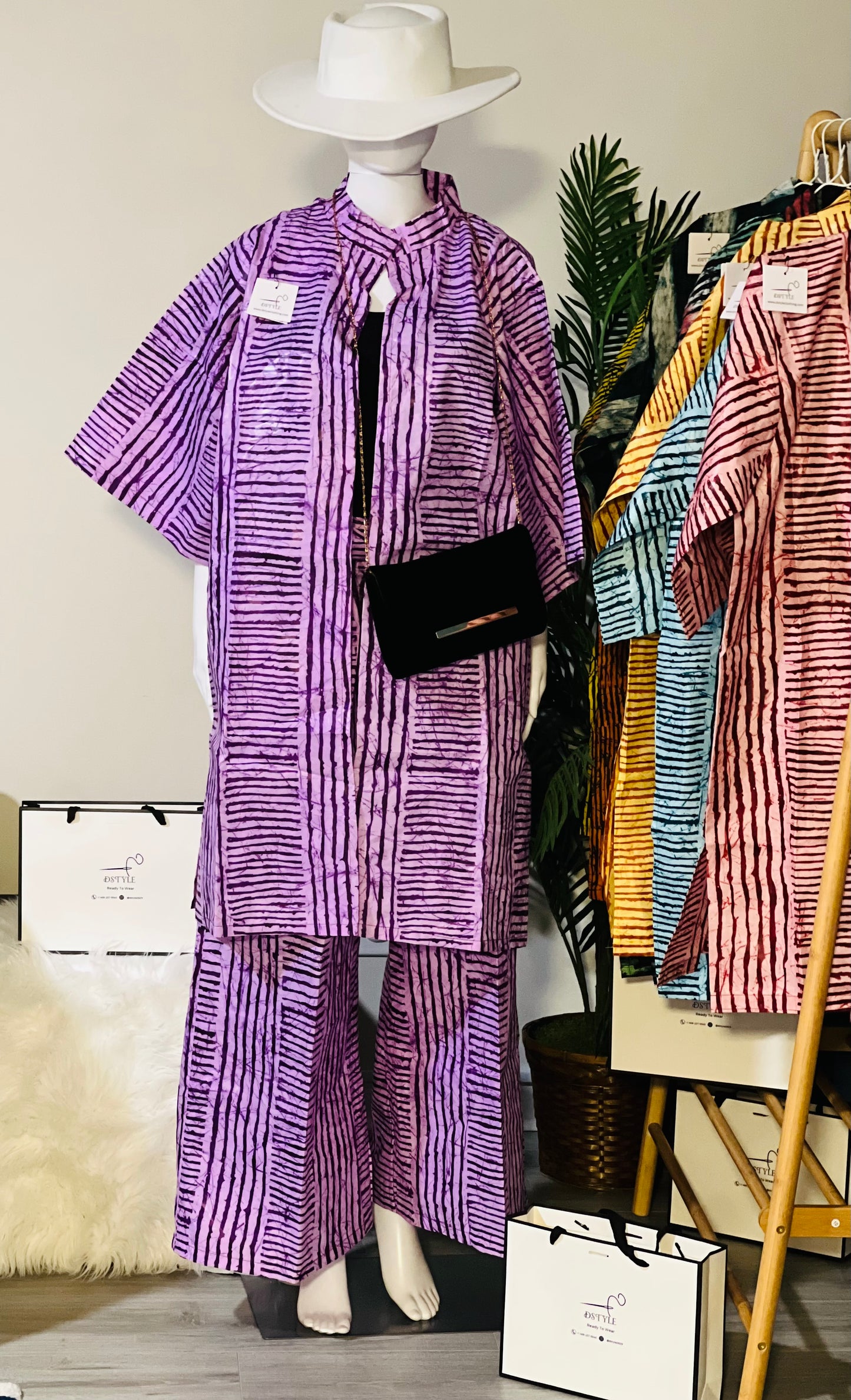 Deborah Kaftan Set – Lilac