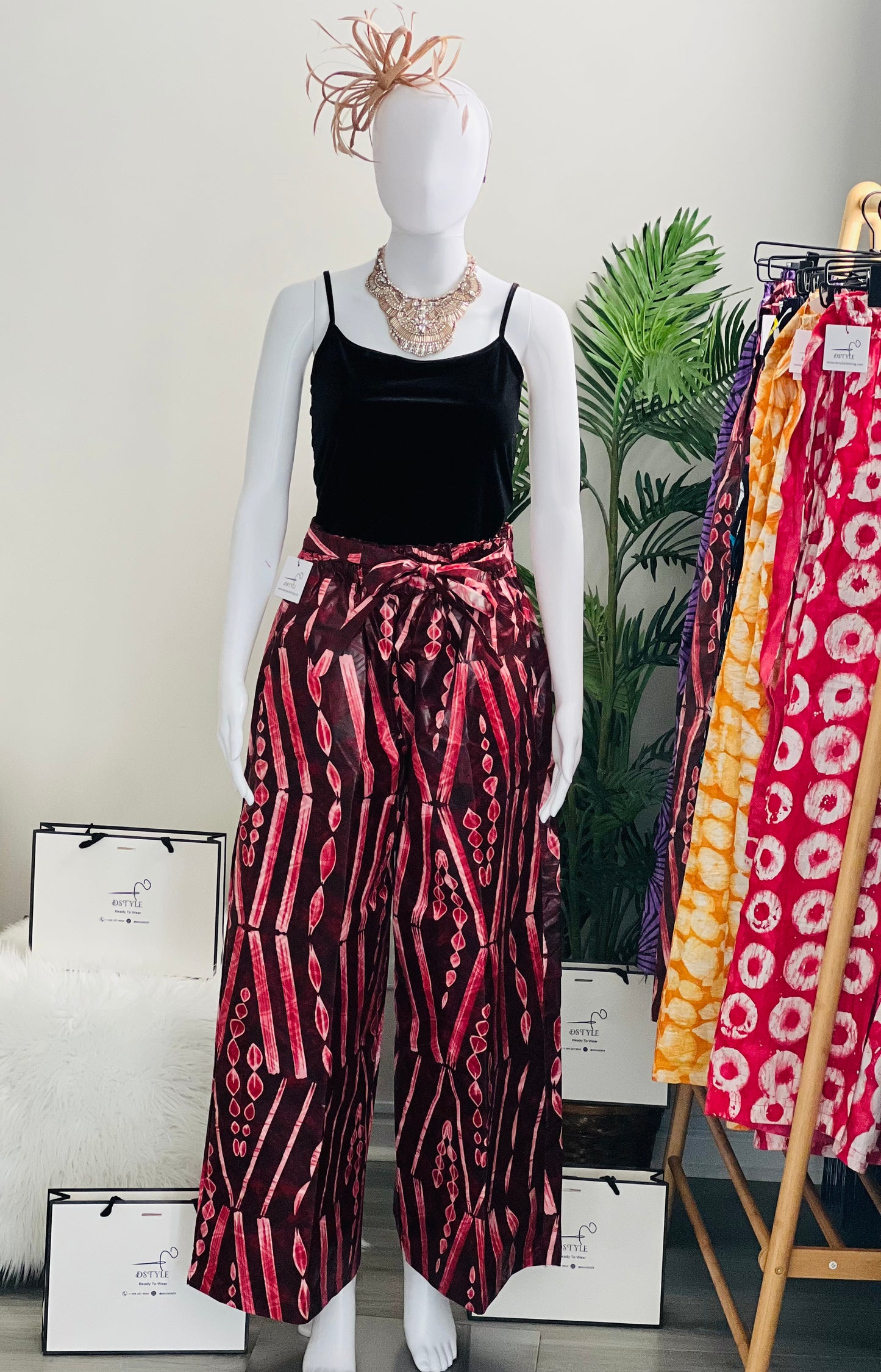 Jael Palazzo Pant – Red